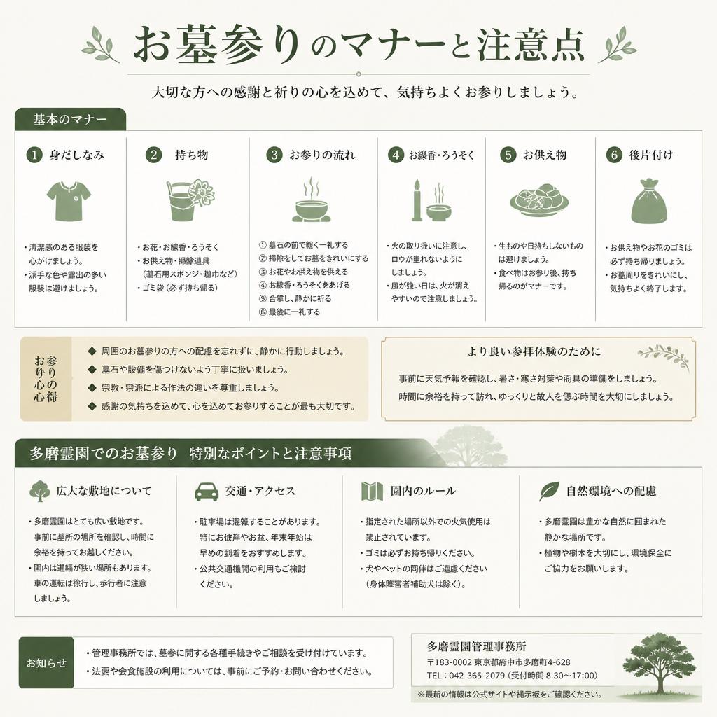 墓参りのマナーと注意点