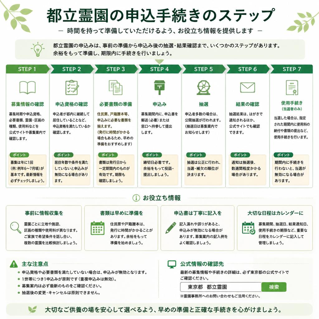 申込手続きの流れ
