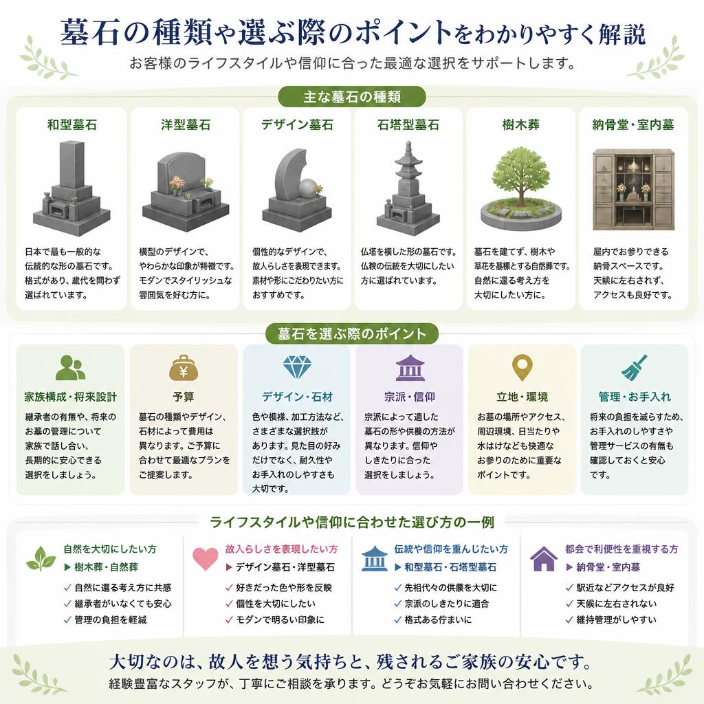 墓石の選び方