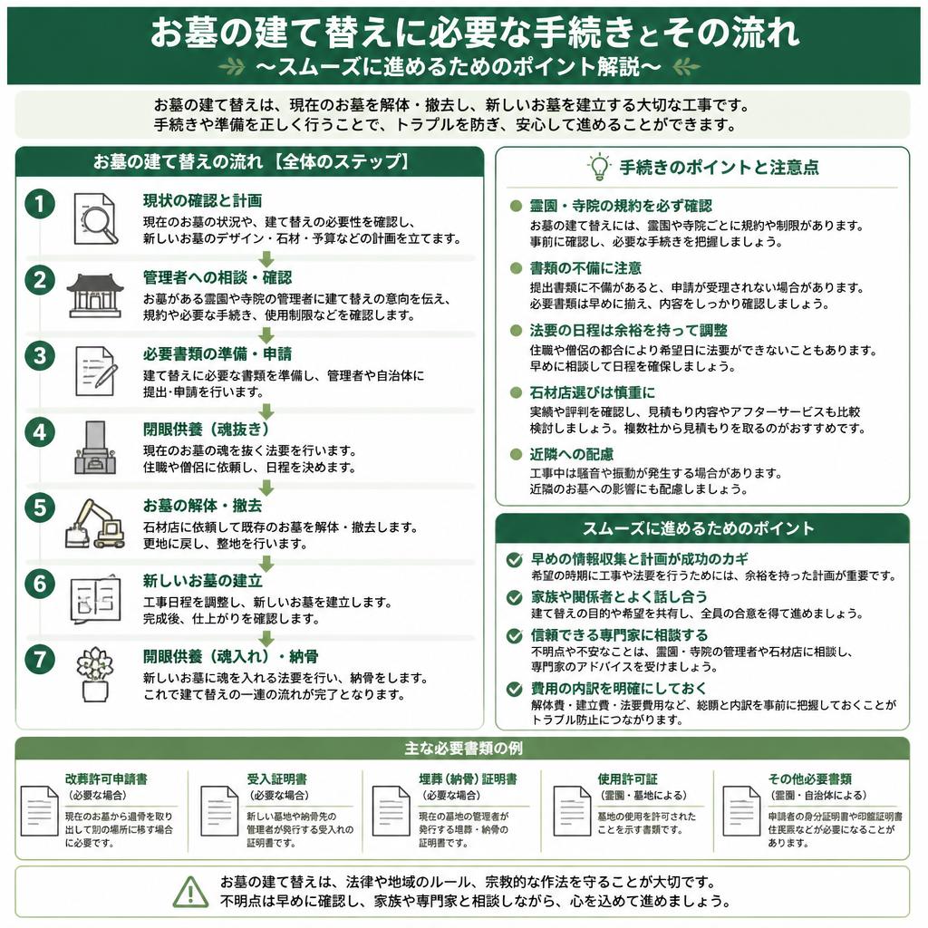 建て替え工事の流れ