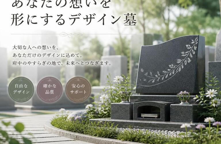 府中であなたの想いを形にするデザイン墓