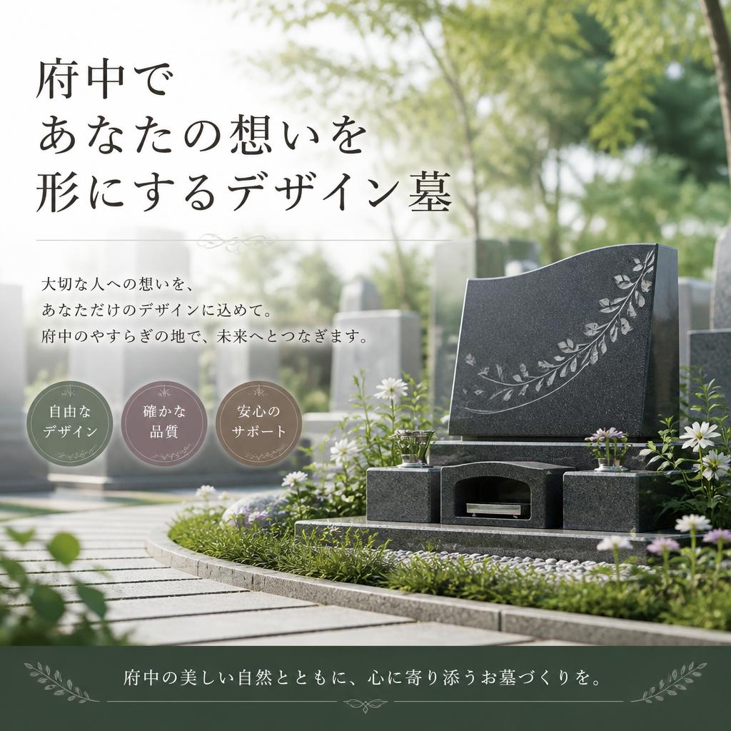府中であなたの想いを形にするデザイン墓